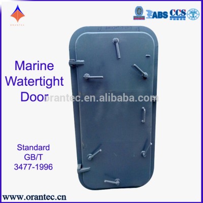 Marine Watertight Fireproof Self Closing Steel Door with Six Handles